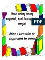 Kandang kambing domba bisa terbuat dari bahan kayu, bambu, besi maupun baja ringan, tidak ada banyak pencahayaan pada atap kandangnya sehingga sinar matahari bisa maximal masuk ke dalam. Peribahasa Buku 6