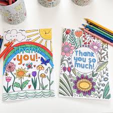 Take a collection of coloring pages and use them to wrap gifts for friends and family! Thank You Colouring Pages Mum In The Madhouse