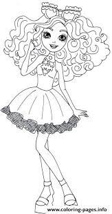 Ever after high character cards coloring pages. Madeline Hatter Ever After High Coloring Pages Printable