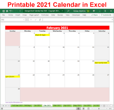 Calendar 2021 for pdf portrait, 1 page. 2021 Excel Calendar Planner Template Monthly Yearly Printable Download Buyexceltemplates Com