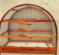 Jaula ovalada hecha a mano para pájaros, aviario para ...