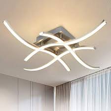 Flush mount ceiling light fixture gold led ceiling lighting, 15.8 inch 30w 3000k warm white 2110 lumens, modern round dimmable ceiling lamp for bedroom living room kitchen oowolf led ceiling light, 21w 15 inch round led ceiling lamp cool white 5500k 2023lm perfect for bedroom hallway kitchen stairwell Buy Dllt 18w Led Modern Ceiling Light 4 Light Curved Design Ceiling Lamp 3000k 1650lm Flush Mount Ceiling Lights For Kitchen Hallway Bedroom Living Room Lighting Warm Light Online In Indonesia B082922l5n