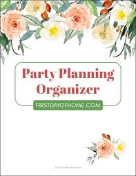 Here are ten fun ideas for an anniversary party that will. Free Party Planning Printables To Make Your Life Easy