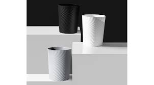 Amazon.com: UUJOLY Plastic Trash Can Wastebasket, Garbage Container Basket  for Bathrooms, Kitchens, Offices, Kids Rooms (Pink, 1 Pack) : Home & Kitchen