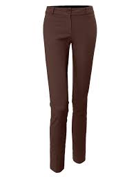 Womens Fitted Dress Pants With Stretch Fitted Dress Pants Womens Straight Leg Pants Work Attire Women