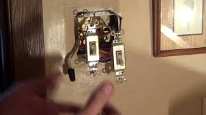 I want one switch to control (2) recessed lights, the next switch to control the other (2) recessed lights, and the third switch to control the fan. Double Switch Wiring View Diagram How To Wire Bathroom Light Switch Wiring Data Schema