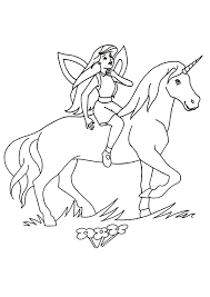Disegni Da Colorare Degli Unicorni Con Fatina Blogmammait