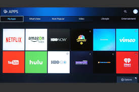 The smart tv universe is built around apps, which are like internet channels. The Samsung Apps System For Smart Tvs And Blu Ray Disc Players