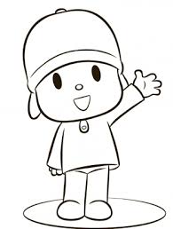 Colora Pocoyo Cartoonito It Cartoni Animati Disegni Da Colorare Disegno Di Cartoni