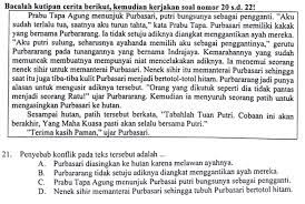 Konflik sosial berfungsi sebagai faktor positif yang berdampak membangun (konstruktif) dan faktor negatif yang merusak (destruktif) untuk kedamaian. Contoh Soal Menentukan Penyebab Konflik Dalam Cerita Dan Pembahasan Soal Un Bahasa Indonesia Smp Mts Tahun 2018 Zuhri Indonesia