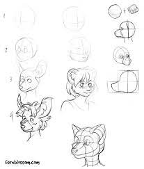 Easy, step by step how to draw furry drawing tutorials for kids. Pin On Furry
