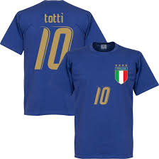 Dan zou ik snel een kijkje nemen in onze italië fanshop. Bol Com Italie Totti Wk 2006 T Shirt Blauw M