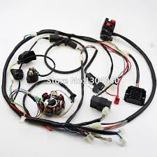 Full electrics wiring harness cdi coil kill switch cc. 0719 Gy6 Go Kart Wiring Harness Wiring Resources