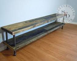 Reclaimed Wood Media Stand Tv Centre Pallet Wood With Steel Frame Media Console Storage Raw Steel Reclaimed Wood Tv Stand Tv Stand Wood Wood Media Stand