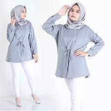 Nah, dengan koleksi pakaian yang lengkap, produk yang dijual tentunya model terbaru dengan kualitas yang terbaik. Atasan Wanita Remaja Model Cardigan Lengan Panjang Fashion Muslim A17 Shopee Indonesia