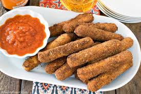 Heated through and cheese melted. Fried Mozzarella Sticks A Family Feast