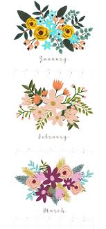 Download and use 80,000+ flower garden stock photos for free. Beautiful Floral 2019 Calendar Monthly Planner Free Printables A Piece Of Rainbow