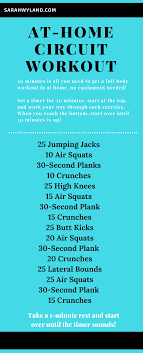 At Home 30 Minute Circuit Workout No Equipment Needed Sarah Wyland Workout Circuit At Home Circuit Workout Hiit Workout At Home