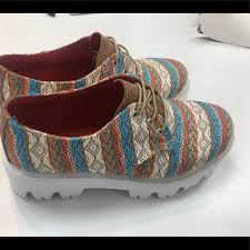 Zull Footwear Shoes Ptzcuaro Azul Platform Shoes Poshmark
