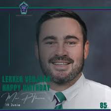 Baie geluk met jou verjaarsdag, Mnr. P. Theron!, Mag die nuwe lewensjaar  vir jou gevul wees met seën, vreugde en voorspoed., “Die Here sal jou altyd  lei,, selfs in dor plekke sal Hy jou versadig;, Hy ...