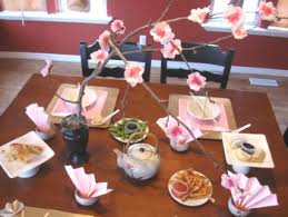 (you can click on any of the photos or the links below them to go directly to the recipes for my party.) vegetable spring rolls with dipping sauce Asian Themed Birthday Party Thegalagals