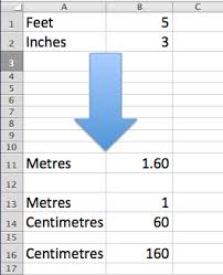 Converting Feet And Inches To Metres