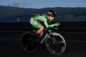 Roglič completed the hilly 44.2 km course in a time of 55:04 (48.2 km/h average), putting 1:01 into silver medalist tom dumoulin (netherlands) and 1:04 into bronze. Roglic Reclaims Vuelta Lead With Stage 13 Time Trial Victory Cycling Today Official