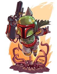 Derek Laufman Star Wars Boba Fett Star Wars Cartoon Star Wars Fan Art Star Wars Art