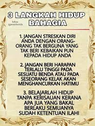 Bahagia menjadi salah satu tujuan hidup manusia, makna bahagia itu sendiri terbagi atas beberapa level. Motivasi Diri 3 Langkah Hidup Bahagia Facebook