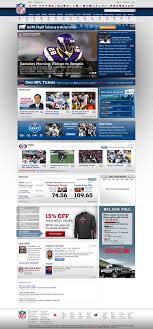 Nfl Com Home Page By R Brian Baker Via Behance Web Design Nfl Tickets Design