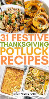 31 Easy Thanksgiving Potluck Ideas Crowd Will Love - All Nutritious