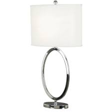 Silver Circle Table Lamp Jane