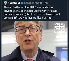 mRNA is already in our recycled city water what do you think they're going  to use it for in our cows.