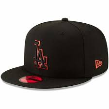 Men S Los Angeles Dodgers New Era Black Lava Red Outline Neon Pop 59fifty Fitted Hat 34 99 Snapback Hats Men Fitted Hats Hats For Men