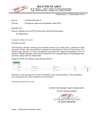 Krambil sawit rt 6/12, saptosari, gunungkidul. Contoh Surat Permohonan Approval Kabarbaruini Com