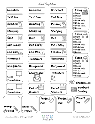 Black And White Bullet Journal Stickers School Bundle Free Bullet Journal And Planner Printable Free Printable Planner Stickers Planner Printables Free Printable Planner