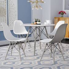 Langley Street Richardson 5 Piece Dining Set Reviews Wayfair Dining Room Sets Round Dining Room Sets Kitchen Dining Sets