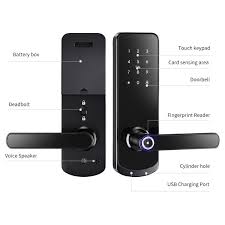 If you're like just about everybody, you lock your doors with a technology that's gone essentially unchan. Wifi Fingerprint Lock Smart Electronic Door Lock For Apartment Office Remote Unlock Handle Door Lock Tuya Expo