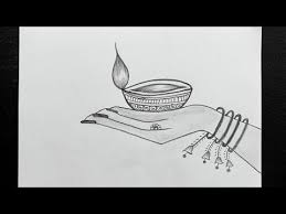 Diwali Drawing Easy How To Draw Diya Pencil Drawing Diwali Special Diya Drawing Drawings Yo Cool Pencil Drawings Tattoo Coloring Book Diwali Drawing