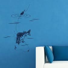 Check spelling or type a new query. Fishing Wall Stickers Wall Decals Large Wall Art Murals Huge Uk Fi8 19 99 Via Etsy Fish Wall Art Sticker Wall Art Mural Wall Art