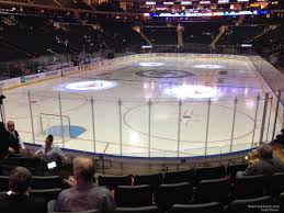 madison square garden section 113 new york rangers