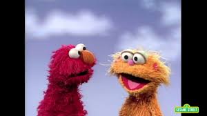 Besides elmo, zoe is also one of my favorite muppets. Elmo And Zoe Pretend Sesame Street In Communities Sesame Street In Communities