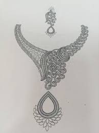 Necklace Jewelry Design Drawing Jewellery Design Sketches Jewelry Drawing