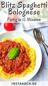 Blitz Spaghetti Bolognese Instakoch De Rezept In 2020 Bolognese Rezept Einfach Spaghetti Bolognese Rezept Bolognese