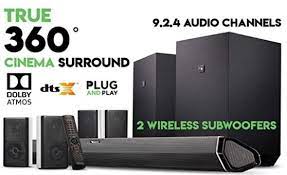 Best wireless home theater system: Beautiful Home Theater System Dolby Atmos Wireless Surround Sound Sound Bar