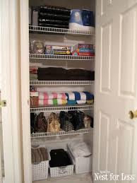 Learn all about these linen closet organization ideas to make life simpler (and cleaner). Clean House Organizing My Hall Linen Closet How To Nest For Less