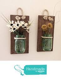 Robot Check Wooden Sconces Mason Jar Wall Sconce Rustic Wall Decor