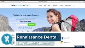 Maybe you would like to learn more about one of these? Easydentalquotes Com Renaissance Dental Plans Youtube