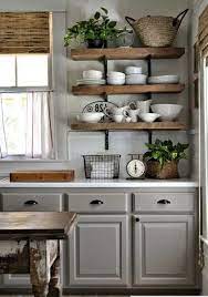 #pigeon on cabinetry, and #wevet on the walls, ceiling, and trim.… Newest Trend Colors For Kitchens 2021