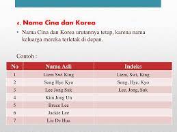 Maybe you would like to learn more about one of these? Contoh Nama Keluarga Cina Sangkil